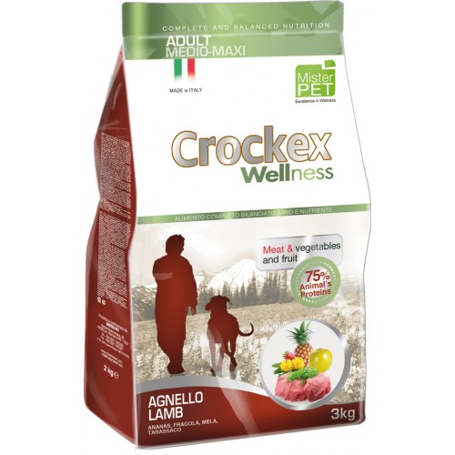 Crockex Adult Lamb&Rice д/взрослых собак средних и крупных пород с ягненком и рисом 12кг